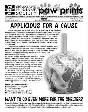 Pawprints Newsletter Winter 2024